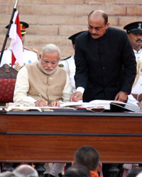 Narendra Modi at Narendra Modi Swearing in Ceremony