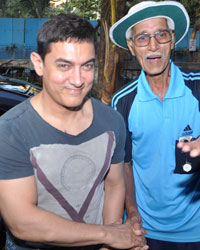 Aamir Khan at All India Womens Open Tennis Tournament 2014