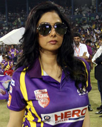 Sridevi at CCL 4 Bengal Tigers Vs Mumbai Heroes