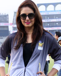 Huma Qureshi at CCL 4 Bengal Tigers Vs Mumbai Heroes