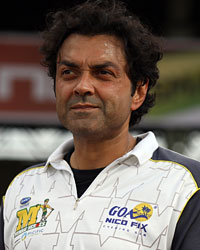 Bobby Deol at CCL4 Veer Marathi Vs Mumbai Heroes