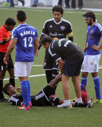 Abhishek Bachchan at Celebrity Football Match 2014