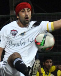 Ranbir Kapoor at Friendly Football Match