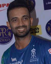 Ajinkya Rahane at Interaction With Rajasthan Royal Team For IPL 8