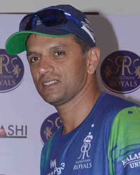 Rahul Dravid at Interaction With Rajasthan Royal Team For IPL 8