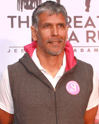 Milind Soman at The Great India Run Launch