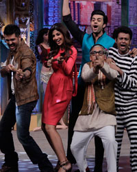 Shilpa Shetty, Harman Baweja and Manish Paul