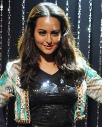 Sonakshi Snapped on the sets of Indian Idol