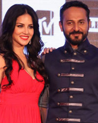 Sunny Leone and VJ Nikhil Chinapa