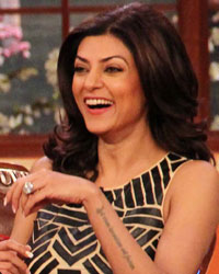 Sushmita Sen at Sushmita Sen on Comedy Nights With Kapil