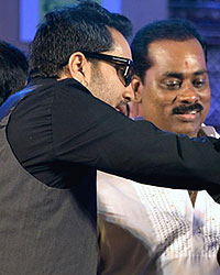 Mika Singh and Yogesh Lakhani