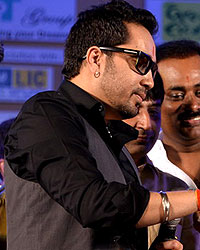 Mika Singh and Yogesh Lakhani