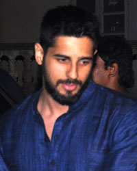 Sidharth Malhotra at Aamir Khan Diwali Bash