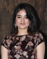 Zaira Wasim at Aamir Khan Diwali Party 2017