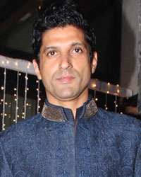 Farhan Akhtar at Aamir Khan Diwali Party