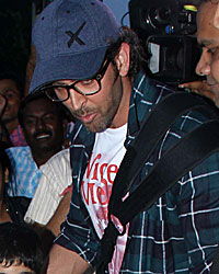 Hrithik Roshan at Aaradhya Bachchan Birthday Celebrations