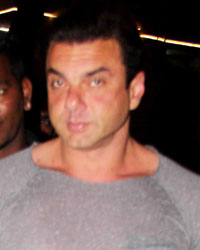 Sohail Khan at Aayush Sharma Birthday Party