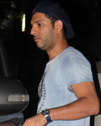 Yuvraj Singh at Abhishek Kapoor Birthday Party