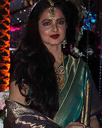 Rekha at Ahana and Vaibhav Wedding Reception