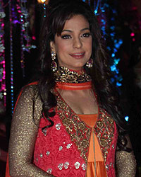 Juhi Chawla at Ahana and Vaibhav Wedding Reception