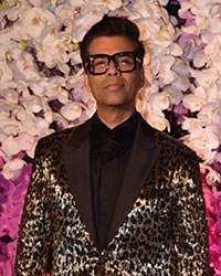 Karan Johar at Akash Ambani And Shloka Wedding