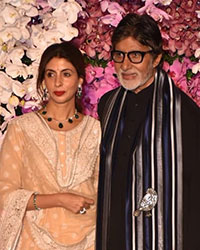 Shweta Bachchan Nanda and Amitabh Bachchan