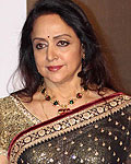 Hema Malini at Amitabh Bachchan Birthday Party