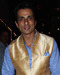 Sonu Sood at Amitabh Bachchan Diwali Bash 2014