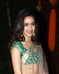 Shradha Kapoor at Amitabh Bachchan Diwali Bash 2014