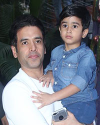 Tusshar Kapoor with his son Laksshya Kapoor
