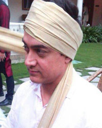 Aamir Khan at Arpita Khan Wedding