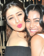 Sana khan with Friends Sana khan with Friends