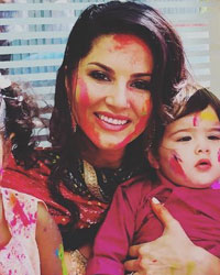 Sunny Leone and Daniel Weber with their daughters Sunny Leone and Daniel Weber with their daughters