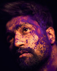 Vicky Kaushal at Bollywood Stars Celebrate Holi