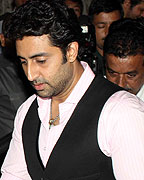 Abhishek Bachchan at Bunty Walia Wedding Reception