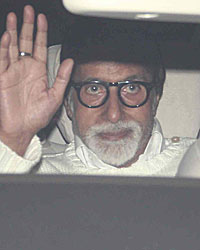 Amitabh Bachchan at Celebs Spotted at Karan Johar Party