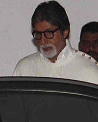 Amitabh Bachchan at Celebs Spotted at Karan Johar Party