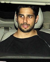 Sidharth Malhotra at Celebs at Karan Johar Party