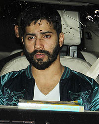 Varun Dhawan at Celebs at Karan Johar Party