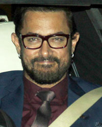 Aamir Khan at Celebs at Mukesh Ambani Party