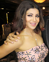 Debina Bonnerjee with Gurmeet Choudhary and Ajay Kapoor