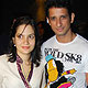 Sharman Joshi with wife