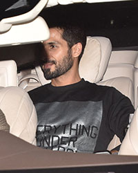 Shahid Kapoor at Farah Khan Bash for Ed Sheeran