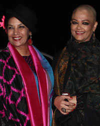 Javed Akhtar, Shabana Azmi, Tanvi Azmi and Baba Azmi