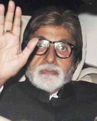 Amitabh Bachchan at Hema Malini Birthday