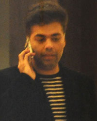 Karan Johar at Hiroo Johar Birthday Party