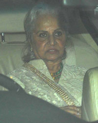 Waheeda Rehman at Hiroo Johar Birthday Party