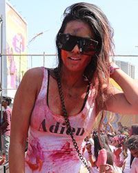 Nia Sharma at Holi Invasion 2019