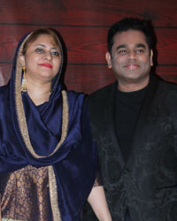 AR Rahman with his wife Saira Banu