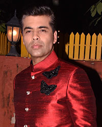 Karan Johar at Javed Akhtar Diwali Party